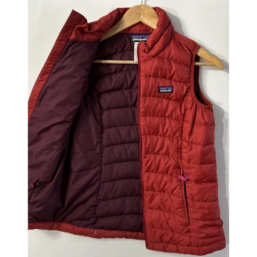 Patagonia Down Sweater Vest Girls Quilted 600 DOWN Puffer Full Zip 68226 Sz 12 L